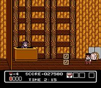 une photo d'Ã©cran de Hammerin Harry sur Nintendo Nes